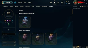 Conta LoL lvl 237, 95 skins,main yasuo 23 chromas - League of Legends