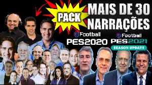 Pack De 30 Narrações Br Compatível Para Pes 20 E 21 Pc