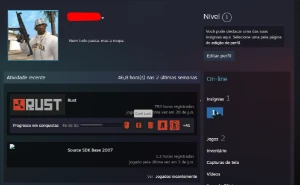 Conta com Rust e 790+ horas reais! - Outros