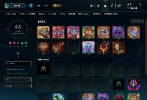 Mestre com 35 Champs e 2 Skins + 28 PDL - League of Legends LOL