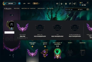 Mestre com 35 Champs e 2 Skins + 28 PDL