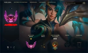CONTA MESTRE 100 PDL - League of Legends LOL