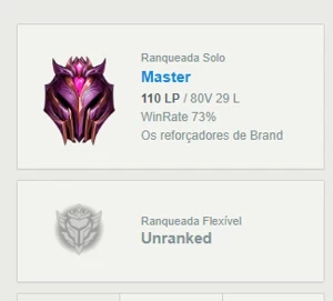 CONTA MESTRE 100 PDL - League of Legends LOL