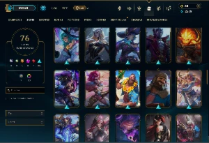 Ouro 4 com 155 Champs e 76 Skins +5 Prestigios - League of Legends LOL