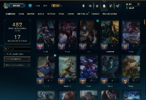 Ouro 4 com 155 Champs e 76 Skins +5 Prestigios - League of Legends LOL