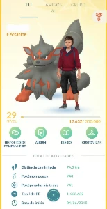 Conta pra iniciante/intermediário - Pokemon GO
