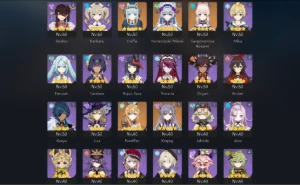 Conta Premium Genshin Impact Ar60 82 Personagens