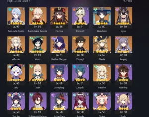 Conta genshin/honkai ar56/51 - Genshin Impact