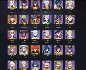 Conta genshin/honkai ar56/51 - Genshin Impact