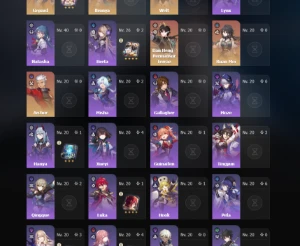 Conta genshin/honkai ar56/51 - Genshin Impact