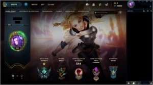 Conta LoL (Plat 2), 191 skins, todos os champ e 34k essência - League of Legends