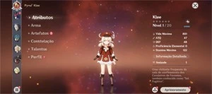 ✨GENSHIN IMPACT CONTA COM KLEE+QIQ  AR10 ✨