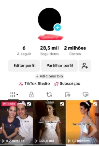 Vendo conta do tiktok - 28K seguidores reais e ativos - Redes Sociais