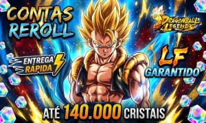 CONTAS DRAGON BALL LEGENDS - LF GARANTIDO + CRISTAIS