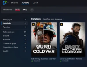 Conta Fa Blizzard Cod Cold War E Cod Mw 2019