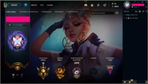 Conta de League of Legends (lol) com 752 skins LVL 454