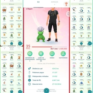 Conta Pokemon Go Nível 35 - Pokémon