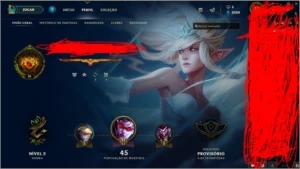 Conta League Of Legends - Ex Ouro LOL