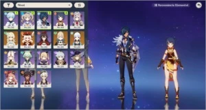 Ark 32 Ayaka + Klee + Jean 3 Armas 5* - Genshin Impact