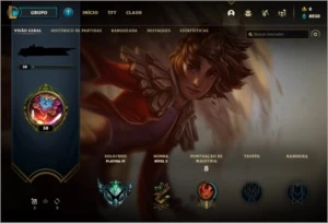 Conta Platina League of Legends LOL
