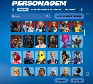 Conta De Fortnite Com Muita Coisa Rara E Cara