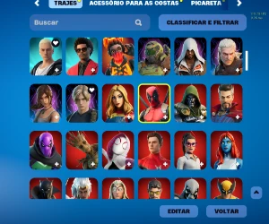 Conta De Fortnite Com Muita Coisa Rara E Cara