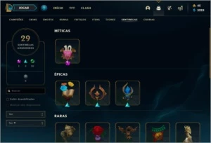 CONTA LOL 431 SKINS - GOLD - League of Legends