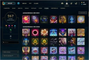 CONTA LOL 431 SKINS - GOLD - League of Legends