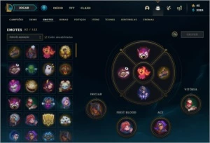 CONTA LOL 431 SKINS - GOLD - League of Legends