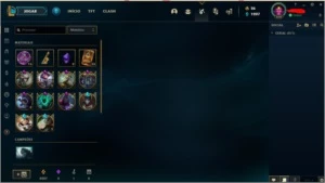 CONTA LOL 236 SKINS - League of Legends