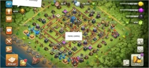 Clash of clans CV 12, tropas quase Full.