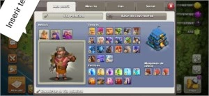 Clash of clans CV 12, tropas quase Full.