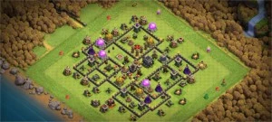 Centro de Vila Nvl 9 - COC - Clash of Clans