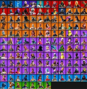 Conta Fortnite LENDARIA com SKINS VELHAS
