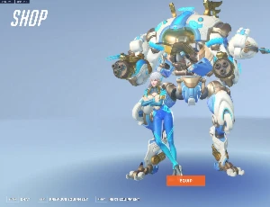 (Pc) Conta Overwatch, Shop/Collab Skins + 2820 Coins (Cash) - Blizzard