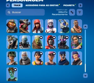 Conta Fortnite stw fundador + Travis Scott + Ikonik 