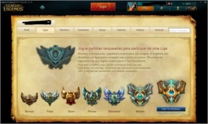 Conta unranked LEAGUE OF LEGENDS LOL