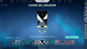 🔥 Valorant Beta Fechado | Card Pioneiro + Chaveiro Beta