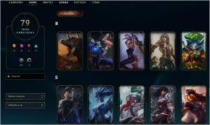 CONTA DE LEAGUE OF LEGENDS GOLD IV LOL