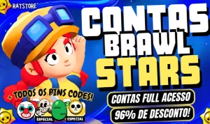 ✨97% OFF CONTAS BRAWL STARS FULL ACESSO + TODOS OS PINS✨