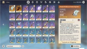 Conta Genshin Impact [Zhogli, Livro 5*, Túmulo 5*]