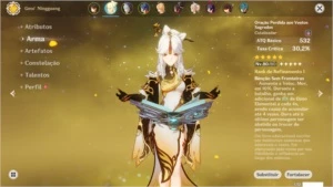 Conta Genshin Impact [Zhogli, Livro 5*, Túmulo 5*]