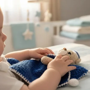 Naninha Ursinho Marinheiro Amigurumi - Artesanato e Personalizados