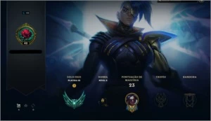 (PLAT3 57%) CONTA MAIN KAYN C/ KAYN ODISSEIA E 4 CROMAS - League of Legends LOL