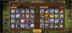 #302 C2 Alexandra ChunLiDark Seara Tiana Zaiross - Summoners War