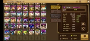 #302 C2 Alexandra ChunLiDark Seara Tiana Zaiross - Summoners War