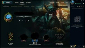 Conta 81 campeões 36 skins nível 41