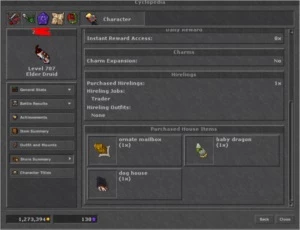 Vendo ED 705+ - Gentebra (no pvp br) COM HAT - Tibia