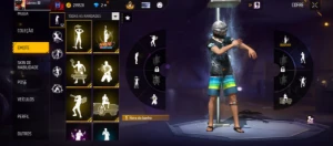 Conta Gemada Com Punho, 2 Angelical Feminina, Sombra Roxa - Free Fire