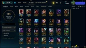 Conta Nvl 73 Ouro II 41 champs 7 Skins  por R$60,00 - League of Legends LOL
